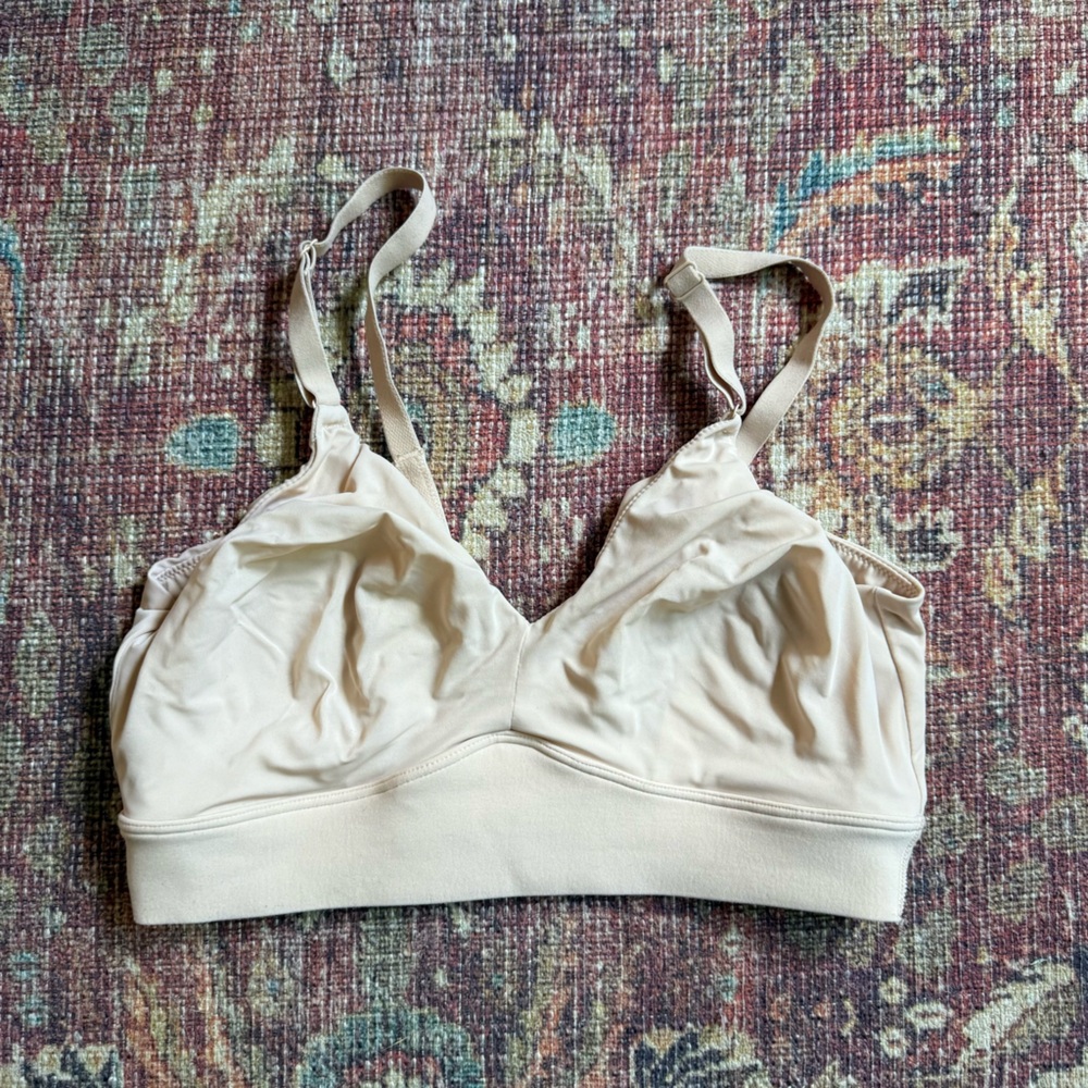 Cream Wireless Bra